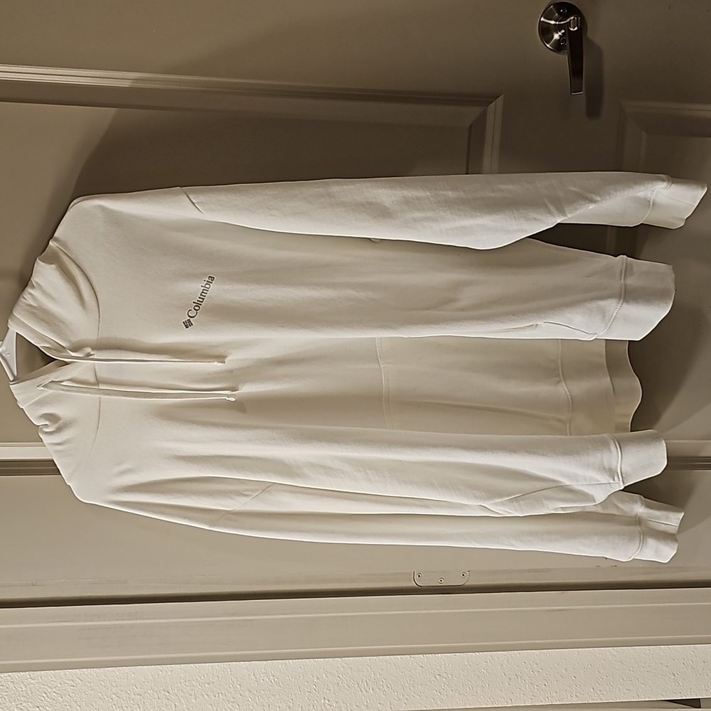 XXL White Lightweight Columbia Sweater